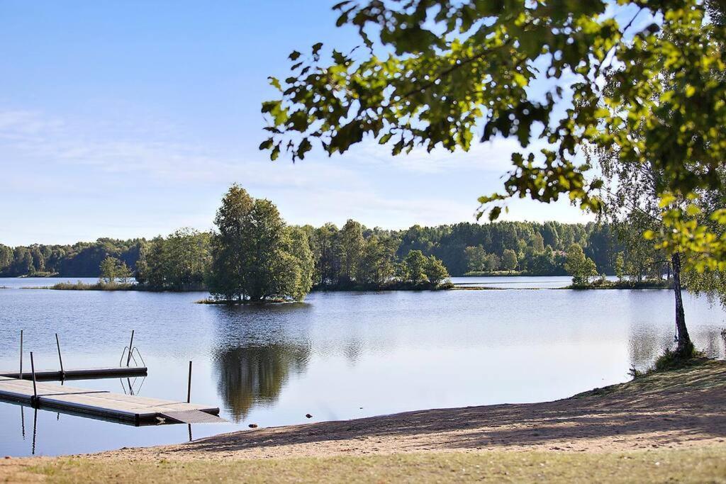 Peaceful Getaway In The Woods W/ Fireplace Åsljunga Esterno foto